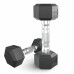 Гантель гексагональная UNIX Fit обрезиненная 2,5 кг, 1 шт.