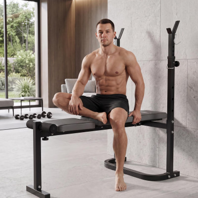Скамья силовая со стойками UNIX Fit Bench 120 Скамья силовая со стойками UNIX Fit Bench 120