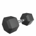 Гантель гексагональная UNIX Fit обрезиненная 15 кг, 2 шт.
