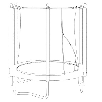 Батут UNIX Line Simple 6 ft Color (inside)