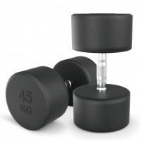 Гантель UNIX Fit PRO круглая обрезиненная 45 кг, 2 шт. Гантель UNIX Fit PRO круглая обрезиненная 45 кг, 2 шт.