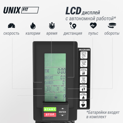 Велотренажер UNIX Fit  техно-аэробайк / Techno AirBike 900