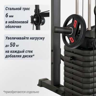 Силовой комплекс - мультистанция UNIX Fit (50 в 1) Силовой комплекс - мультистанция UNIX Fit (50 в 1)