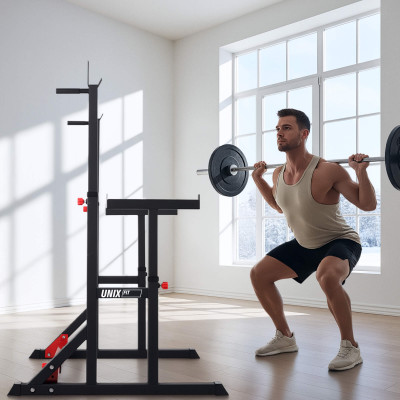 Стойка под штангу UNIX Fit каркасная / Frame 220