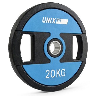 Диск обрезиненный c хватом UNIX Fit PRO 20 кг, 51 мм, 1 шт. Диск обрезиненный c хватом UNIX Fit PRO 20 кг, 51 мм, 1 шт.