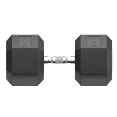 Гантель гексагональная UNIX Fit обрезиненная 47,5 кг, 2 шт.