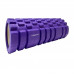 Ролик массажный для йоги и фитнеса UNIX Fit 33 см, фиолетовый