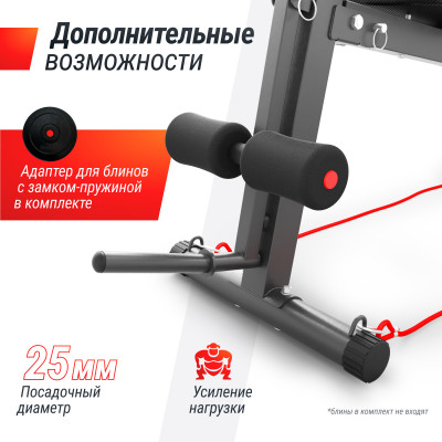 Скамья силовая универсальная UNIX Fit BENCH 150