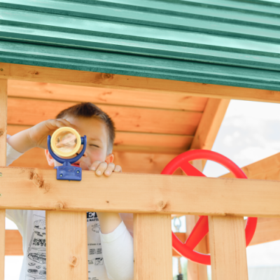 Детский игровой комплекс UNIX Line (6 in 1) Dark Green