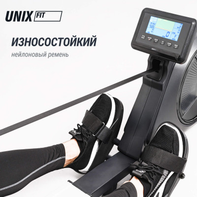 Гребной тренажер UNIX Fit электронная нагрузка / Techno Rower 410E