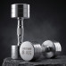 Гантель UNIX Fit PRO круглая хромированная 8 кг, 2 шт. Гантель UNIX Fit PRO круглая хромированная 8 кг, 2 шт.