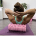 Ролик массажный для йоги и фитнеса UNIX Fit 33 см, розовый