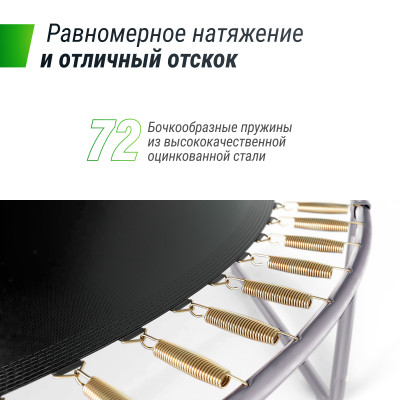 Батут UNIX Line SUPREME BASIC 12 ft (green)