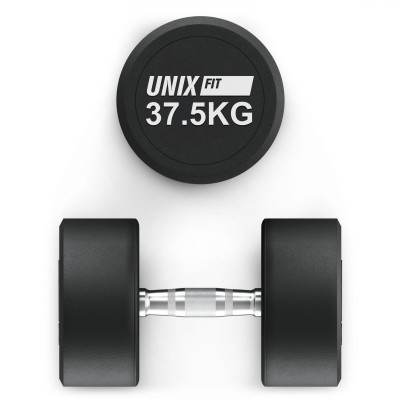 Гантель UNIX Fit PRO круглая обрезиненная 37,5 кг / шт. Гантель UNIX Fit PRO круглая обрезиненная 37,5 кг / шт.