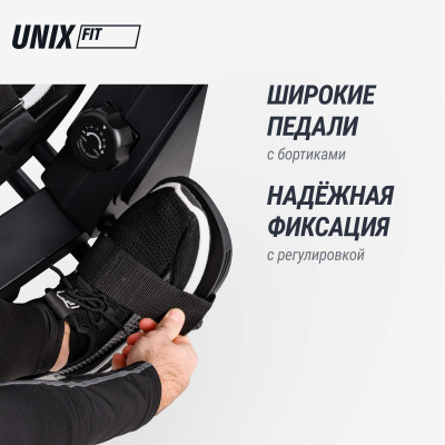 Гребной тренажер UNIX Fit механическая нагрузка / Techno Rower 410