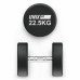 Гантель UNIX Fit PRO круглая обрезиненная 22,5 кг / шт. Гантель UNIX Fit PRO круглая обрезиненная 22,5 кг / шт.