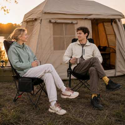 Кресло складное UNIX Camp Trail / Тропа черный Кресло складное UNIX Camp Trail / Тропа черный