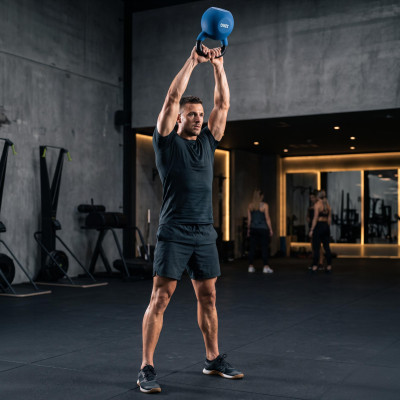 Гиря UNIX Fit виниловая 32 кг Blue Гиря UNIX Fit виниловая 32 кг Blue
