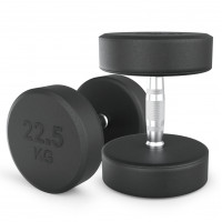 Гантель UNIX Fit PRO круглая обрезиненная 22,5 кг, 2 шт.