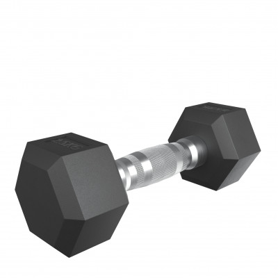 Гантель гексагональная UNIX Fit обрезиненная 2,5 кг, 1 шт.