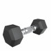 Гантель гексагональная UNIX Fit обрезиненная 2,5 кг, 1 шт.