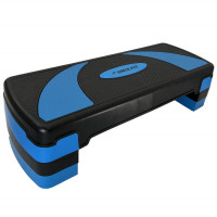 Степ-платформа UNIX Fit для фитнеса 3 уровня, 80 см, голубой Степ-платформа UNIX Fit для фитнеса 3 уровня, 80 см, голубой