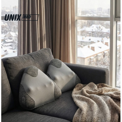 Массажная подушка UNIX Дзен / Zen Grey
