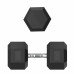 Гантель гексагональная UNIX Fit обрезиненная 35 кг, 2 шт.