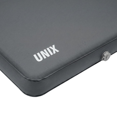 Матрас самонадувающийся UNIX Camp 195х140х10 см серый Матрас самонадувающийся UNIX Camp 195х140х10 см серый