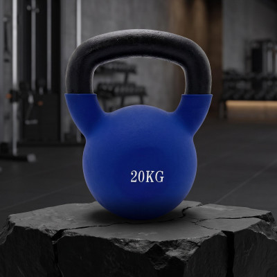 Гиря UNIX Fit виниловая 20 кг Blue Гиря UNIX Fit виниловая 20 кг Blue
