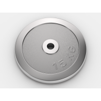 Диск хромированный UNIX Fit 15 кг / 25 мм Диск хромированный UNIX Fit 15 кг / 25 мм