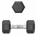 Гантель гексагональная UNIX Fit обрезиненная 5 кг, 2 шт.
