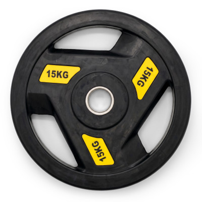 Диск обрезиненный c хватом UNIX Fit PRO 15 кг, 51 мм, 1 шт. Диск обрезиненный c хватом UNIX Fit PRO 15 кг, 51 мм, 1 шт.