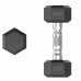 Гантель гексагональная UNIX Fit обрезиненная 2,5 кг, 2 шт. Гантель гексагональная UNIX Fit обрезиненная 2,5 кг, 2 шт.