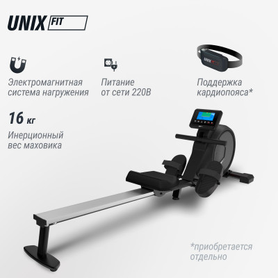 Гребной тренажер UNIX Fit электронная нагрузка / Techno Rower 410E Гребной тренажер UNIX Fit электронная нагрузка / Techno Rower 410E