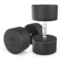 Гантель UNIX Fit PRO круглая обрезиненная 40 кг, 2 шт.