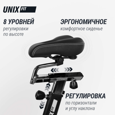 Велотренажер UNIX Fit техно-аэробайк / Techno AirBike 1100 PRO