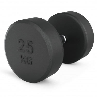 Гантель UNIX Fit PRO круглая обрезиненная 25 кг, 2 шт.
