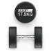 Гантель UNIX Fit PRO круглая обрезиненная 17,5 кг, 2 шт. Гантель UNIX Fit PRO круглая обрезиненная 17,5 кг, 2 шт.