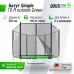 Батут UNIX Line Simple 10 ft (305 см) с внешней защитной сеткой, зеленый