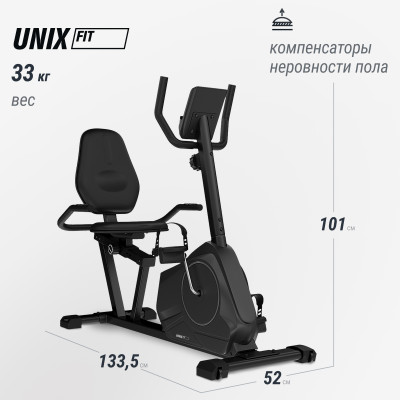 Горизонтальный велотренажер UNIX Fit BR-390