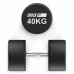 Гантель UNIX Fit PRO круглая обрезиненная 40 кг / шт. Гантель UNIX Fit PRO круглая обрезиненная 40 кг / шт.