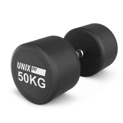 Гантель UNIX Fit PRO круглая обрезиненная 50 кг / шт.