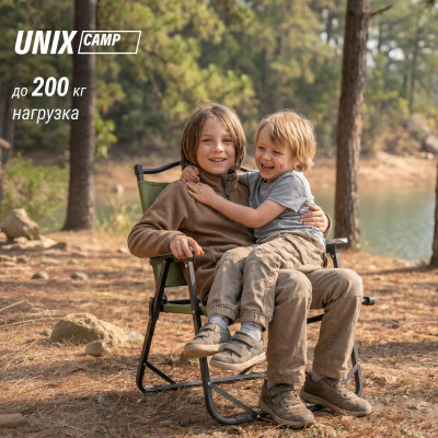 Стул складной UNIX Camp Kinetik детский зеленый Стул складной UNIX Camp Kinetik детский зеленый