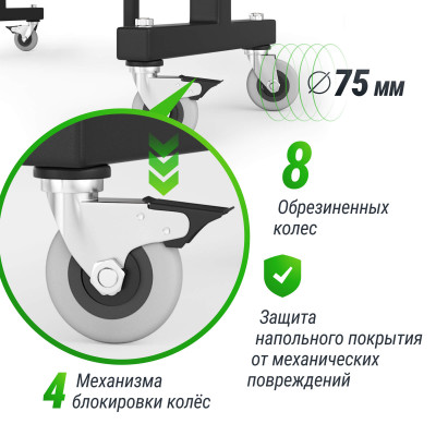 Всепогодный теннисный стол UNIX Line outdoor 14 mm SMC (Green)