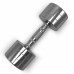 Гантель UNIX Fit PRO круглая хромированная 9 кг, 2 шт.