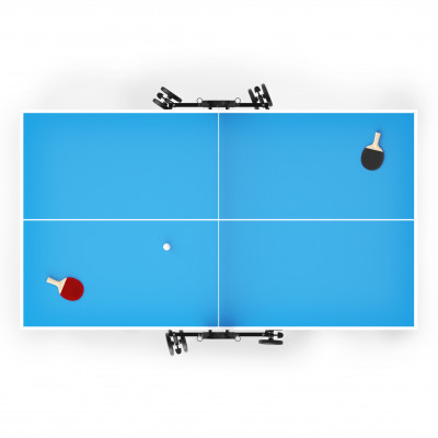 Теннисный стол UNIX Line Compact indoor 18mm MDF (Blue)