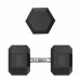 Гантель гексагональная UNIX Fit обрезиненная 37,5 кг, 2 шт.