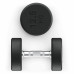 Гантель UNIX Fit PRO круглая обрезиненная 12,5 кг, 2 шт.