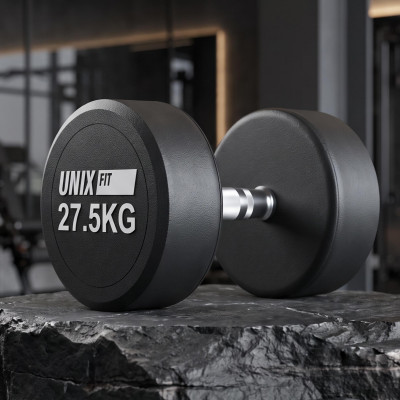Гантель UNIX Fit PRO круглая обрезиненная 27,5 кг / шт. Гантель UNIX Fit PRO круглая обрезиненная 27,5 кг / шт.